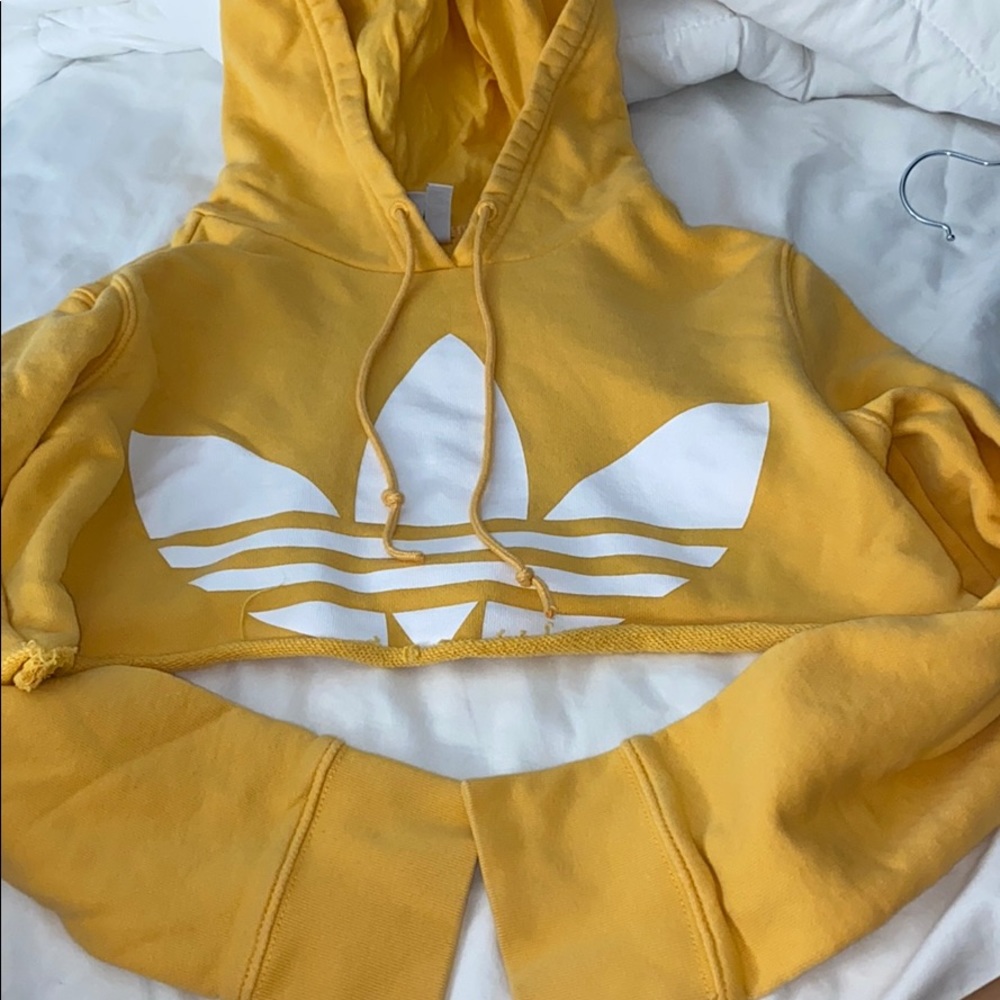 adidas cropped hoodie